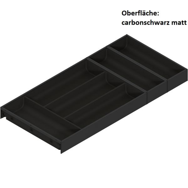 AMBIA-LINE Besteckeinsatz, für LEGRABOX / MERIVOBOX, Kunststoff / Stahl, 6 Besteckfächer, NL=650 mm, Breite=300 mm